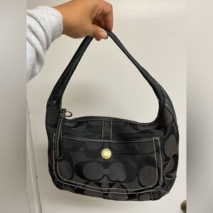 Black coach bag